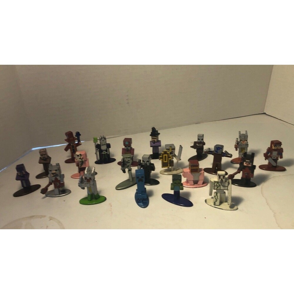 23 Jada Toys Metal Lot 23 Mojang Minecraft. Figurines